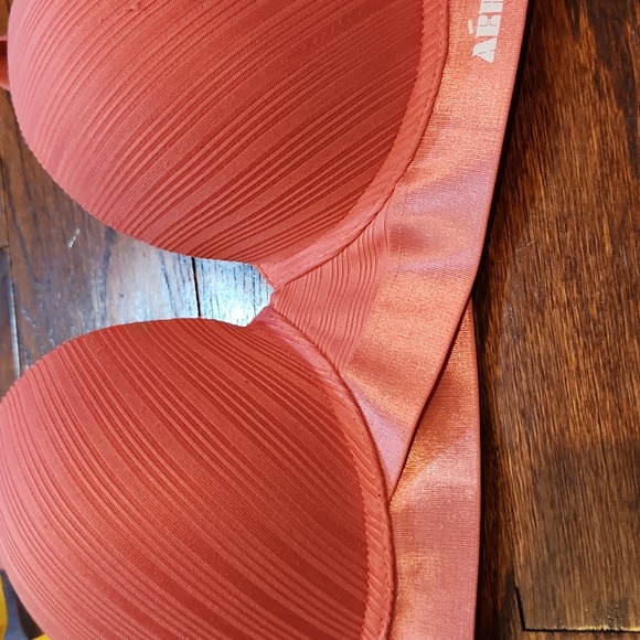 Orange Ribbed Bra - Picture 4 of 9